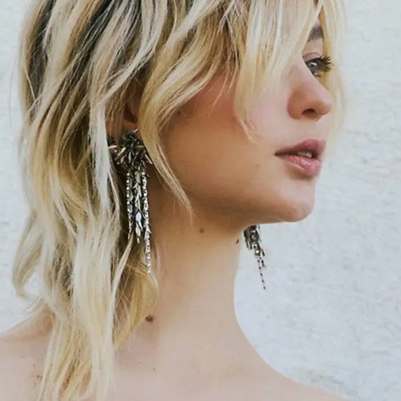 Free People My Turn Dangles in Gold - Picture 4 of 4